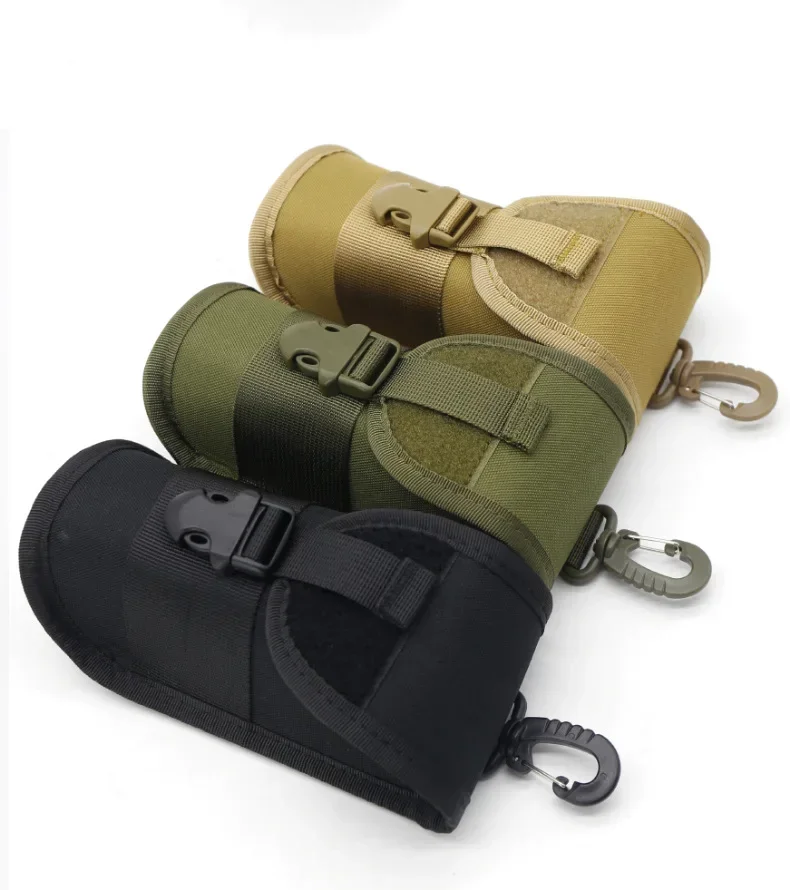 Edc Carry Box - 戦術的なモールメガネポーチサングラスホルダーオーガナイザー EDC ウエストパックバッグ屋外ハイキング狩猟眼鏡ゴーグルケースポーチ