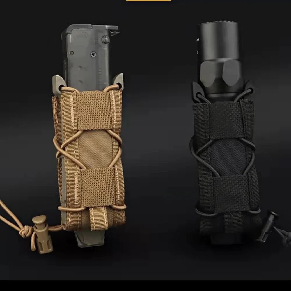Edc Carry Knife - 9 ミリメートルピストルシングルマガジンポーチ Molle ミニ Mag ホルスター