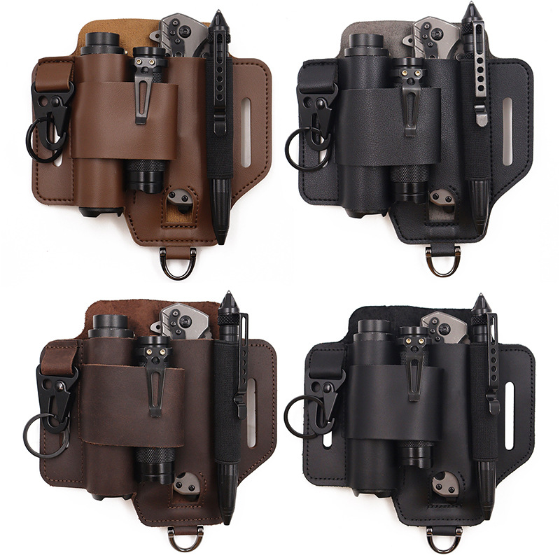 Edc Carry Box - EDC戦術ツールホルスター、荒野サバイバル収納ウエストバッグ、屋外懐中電灯ホルスター、ナイフホルスター