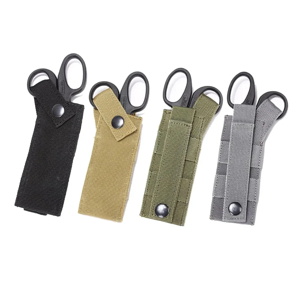 Edc Carry Knife - 戦術的なモール医療はさみポーチ懐中電灯ナイフホルスター救急救命士ホルダー屋外ハイキング狩猟アクセサリー EDC ツールウエストバッグ