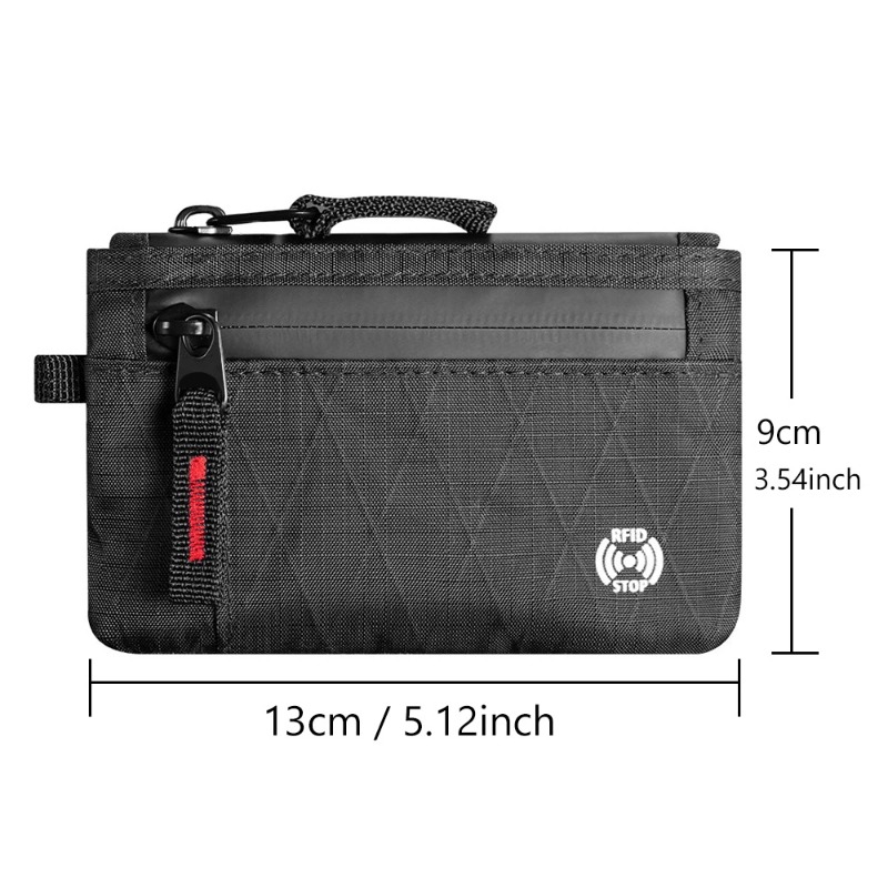 Edc Carry Coins - 超薄型 RFID 盗難防止 EDC ウォレット、マルチコンパートメントジッパー小銭入れユニセックスポータブル軽量カードキャリーアクセサリー