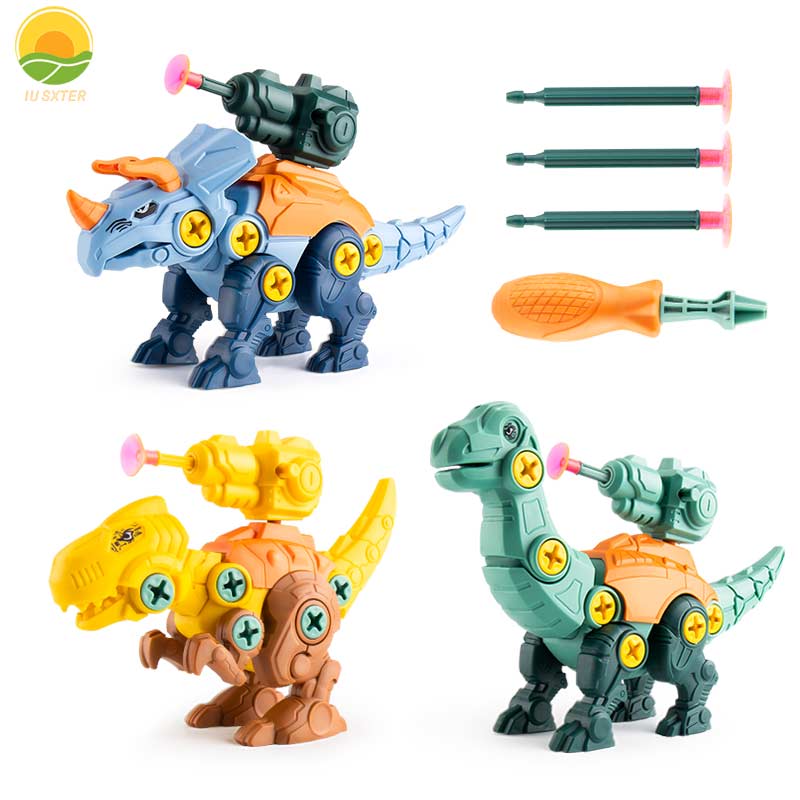 Micro Screwdriver Kit - 子供恐竜マウントコンストラクターモデルセットモンテッソーリ子供パズルドライバーツール組み立てゲーム知育玩具男の子のため