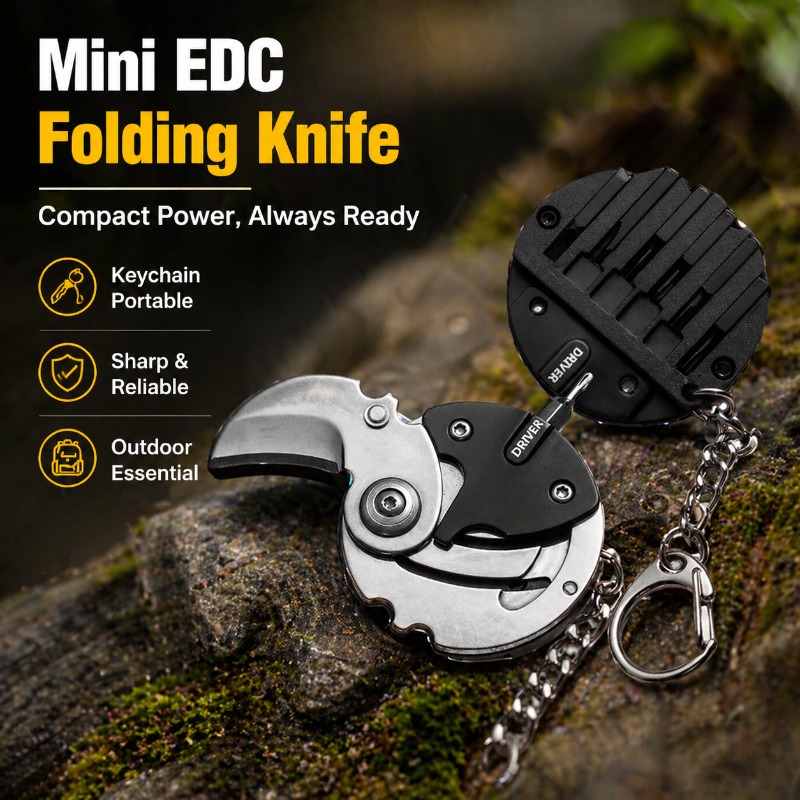 Edc Carry Coins - コインポケットアウトドア折りたたみナイフシャープポータブルポケットペンダントネックキーミニEDCツールコンパクトフルーツカッター毎日の持ち運びに
