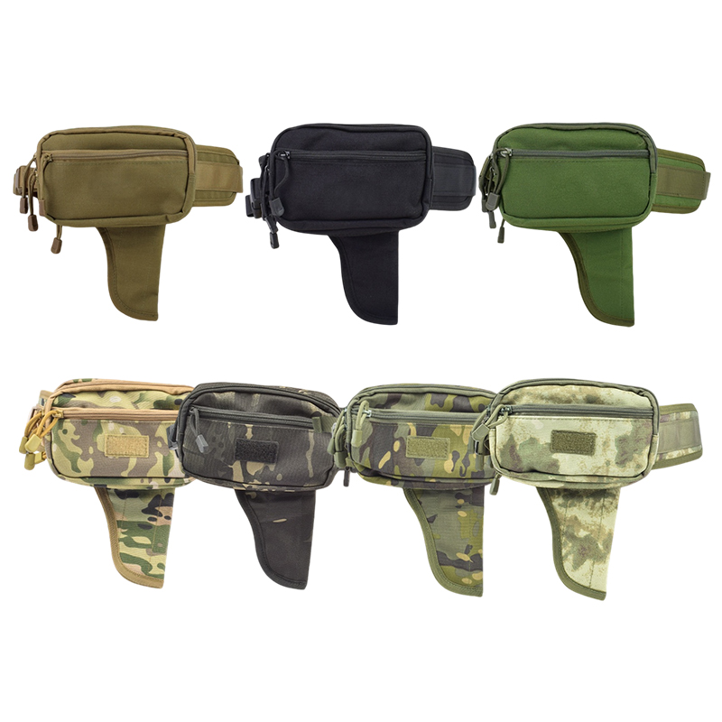 Edc Concealed Carry Fanny Pack - 多機能ウエストバッグナイロン隠しキャリーホルスターEDCベルトパック男性用アウトドアハンティングキャンプ旅行カジュアルファニーパック