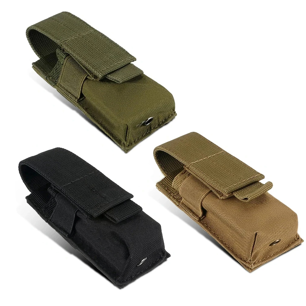 Edc Carry Knife - モジュラー MOLLE ウエストポーチ: 懐中電灯/9mm マグ/ナイフホルダー EDC