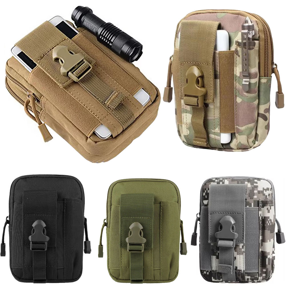 Edc Carry Box - アウトドアギアツールガジェットポケットベルトバッグ戦術的なウエスト EDC パック多機能スポーツハイキング狩猟モール携帯電話ポーチ