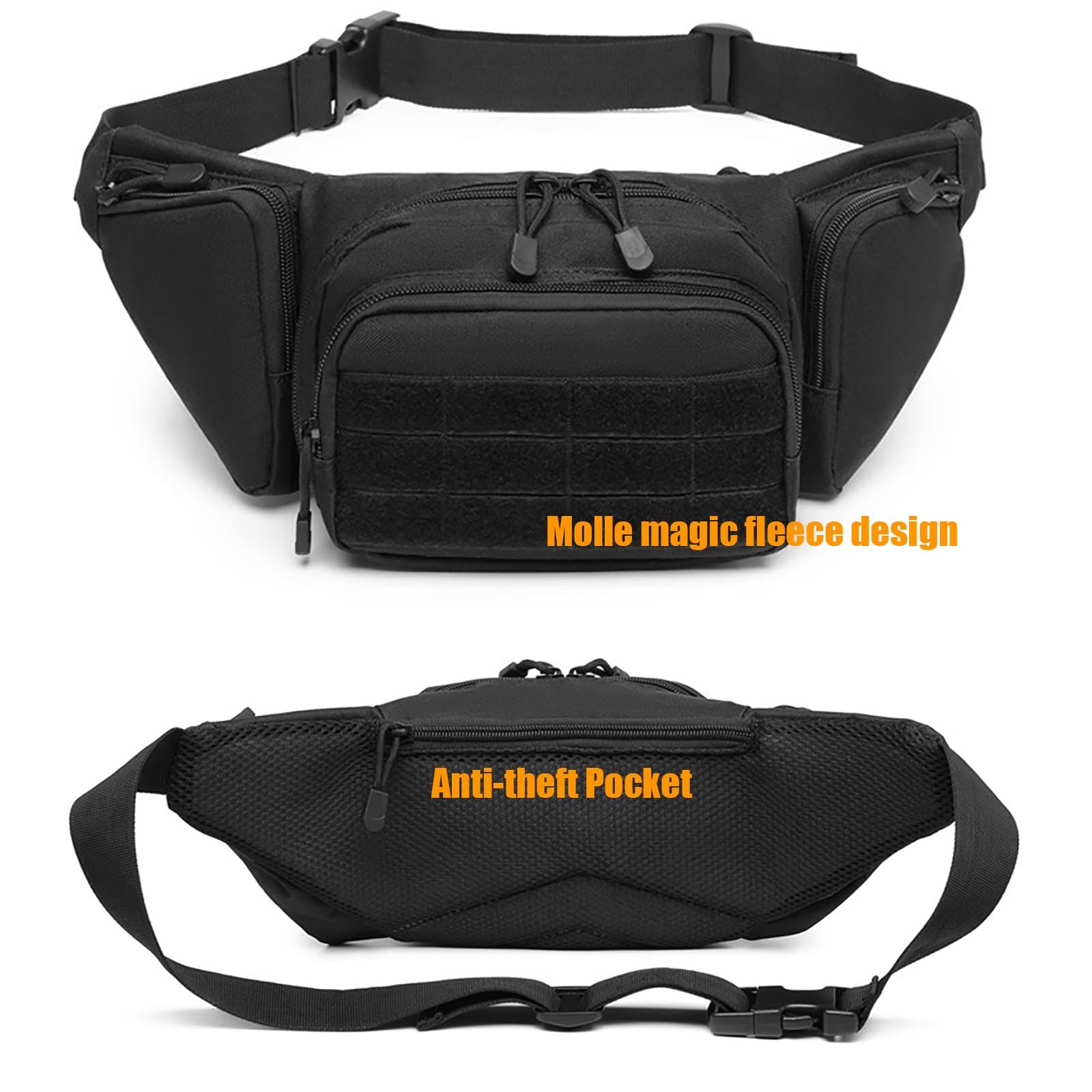 防水タクティカルファニーパック、隠しキャリーウエストバッグ、 - Edc Concealed Carry Fanny Pack のレビューと価格