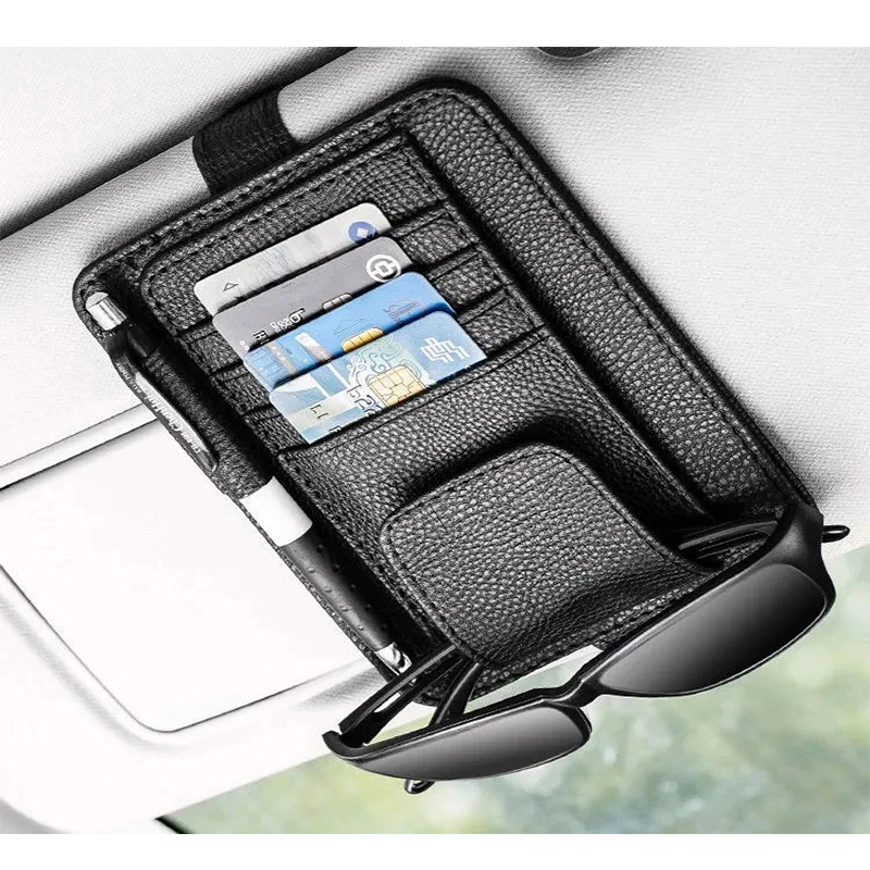 車のサンバイザービルペン名刺ホルダー CD DVD オーガナ - Edc Carry Pen のレビューと価格