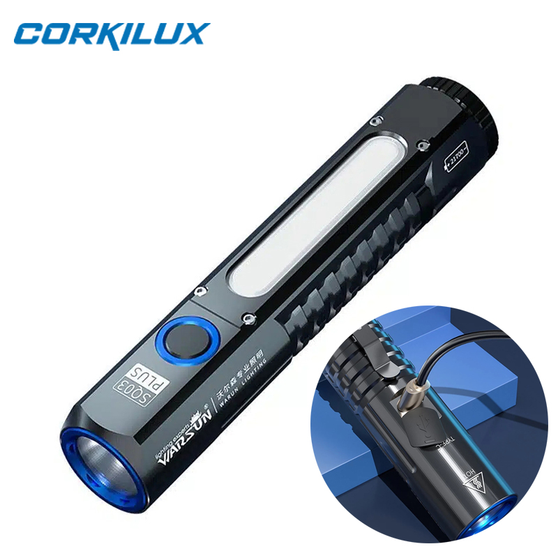 SQ03 プラス COB ワークライト LED 懐中電灯 2 - Edc Day Carry のレビューと価格