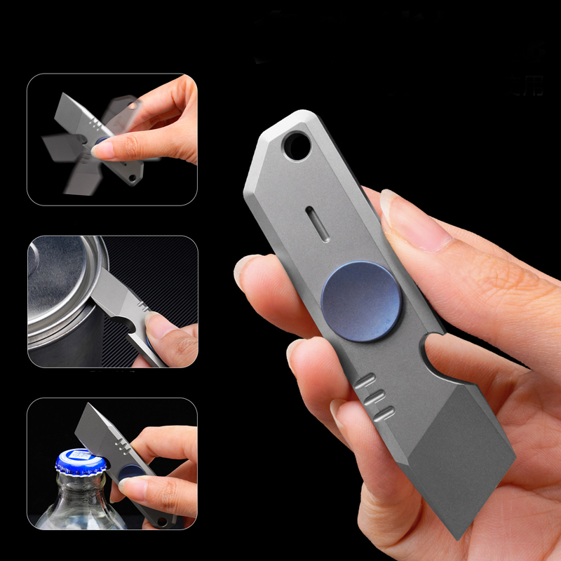 チタン合金プライバー多機能ドライバーフィンガージャイロ栓抜き - Titanium Pry Bar のレビューと価格