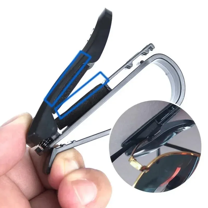 2 個ユニバーサル車の自動車サンバイザーメガネボックスサング - Edc Carry Pen のレビューと価格