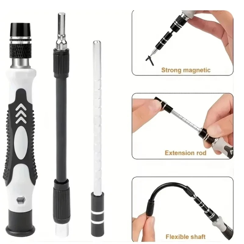 115 in 1プロ精密ドライバーセット、磁気トルクスヘック - Micro Screwdriver Kit のレビューと価格