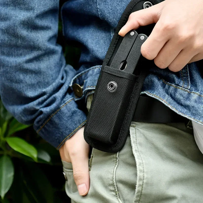 狩猟ナイフカバーバッグナイロンオックスフォードセット折りたた - Edc Carry Knife のレビューと価格