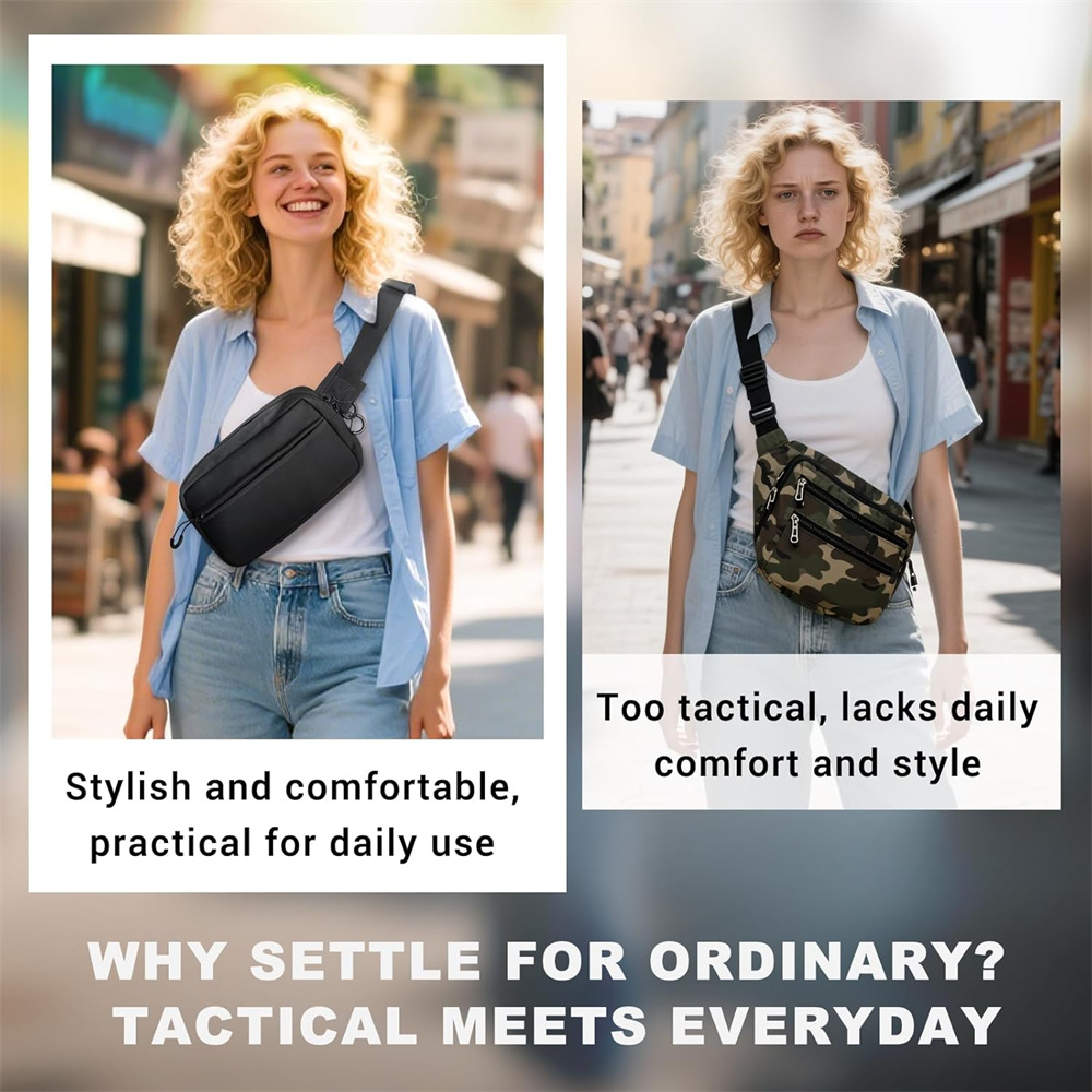 隠しキャリーガンバッグ ピストルハンドガン ウエストホルダー - Edc Concealed Carry Fanny Pack のレビューと価格