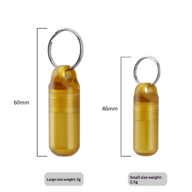 小型PEIピルボトル多機能収納ボックスポータブルアウトドアツ - Edc Pill Carry のレビューと価格