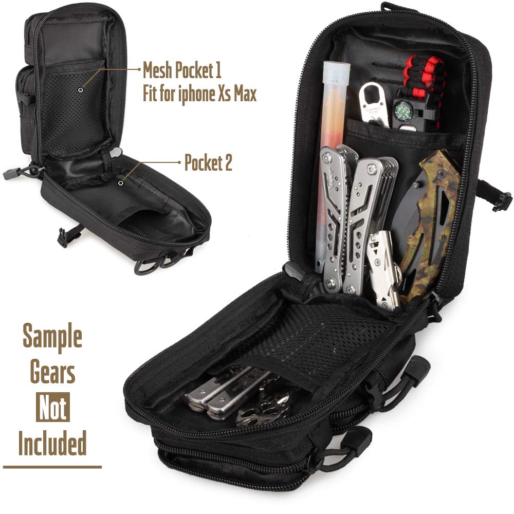 タクティカルモールユーティリティポーチ、EDCツールポーチタ - Edc Carry Box のレビューと価格
