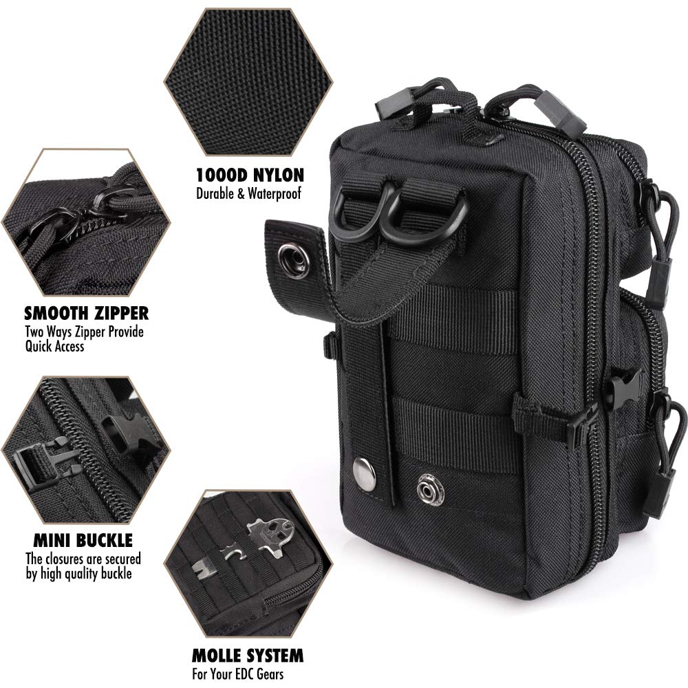 タクティカルモールユーティリティポーチ、EDCツールポーチタ - Edc Carry Box のレビューと価格