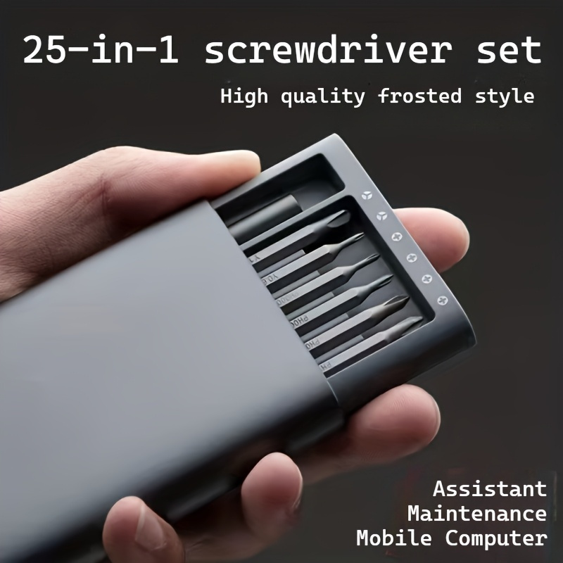 25-in-1 磁気精密ドライバーセット – マイナスドライ - Micro Screwdriver Kit のレビューと価格