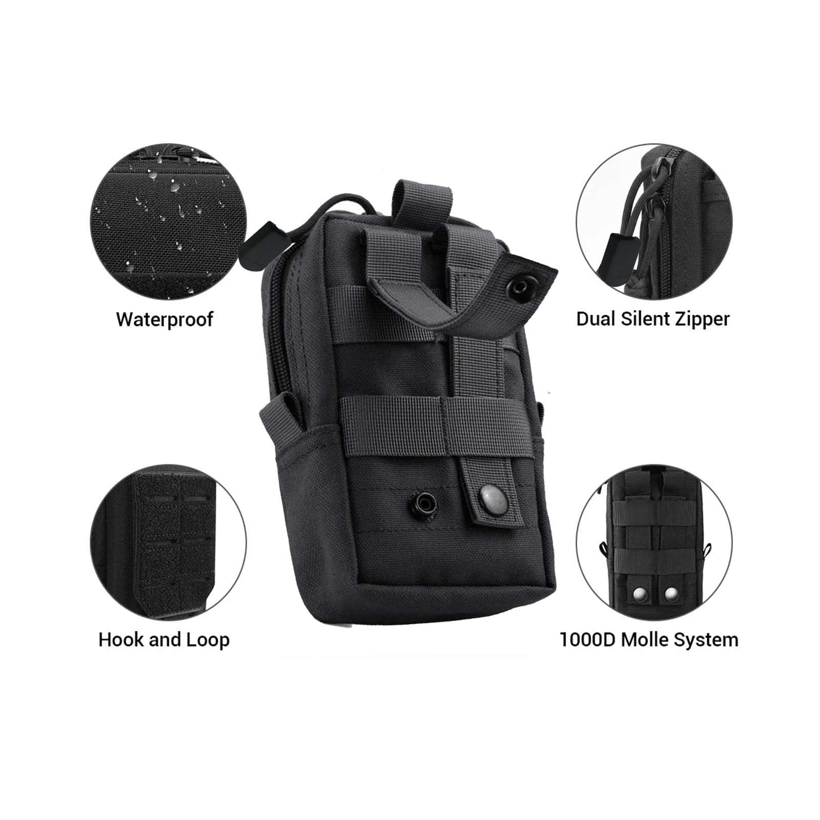 男性用タクティカルハイウエストバッグ,ツールポーチ,ユーティ - Edc Carry Box のレビューと価格