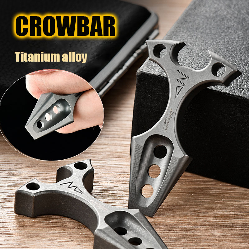 小型TC4チタン合金多機能バールアウトドアキャンプ用窓割りハ - Titanium Pry Bar のレビューと価格