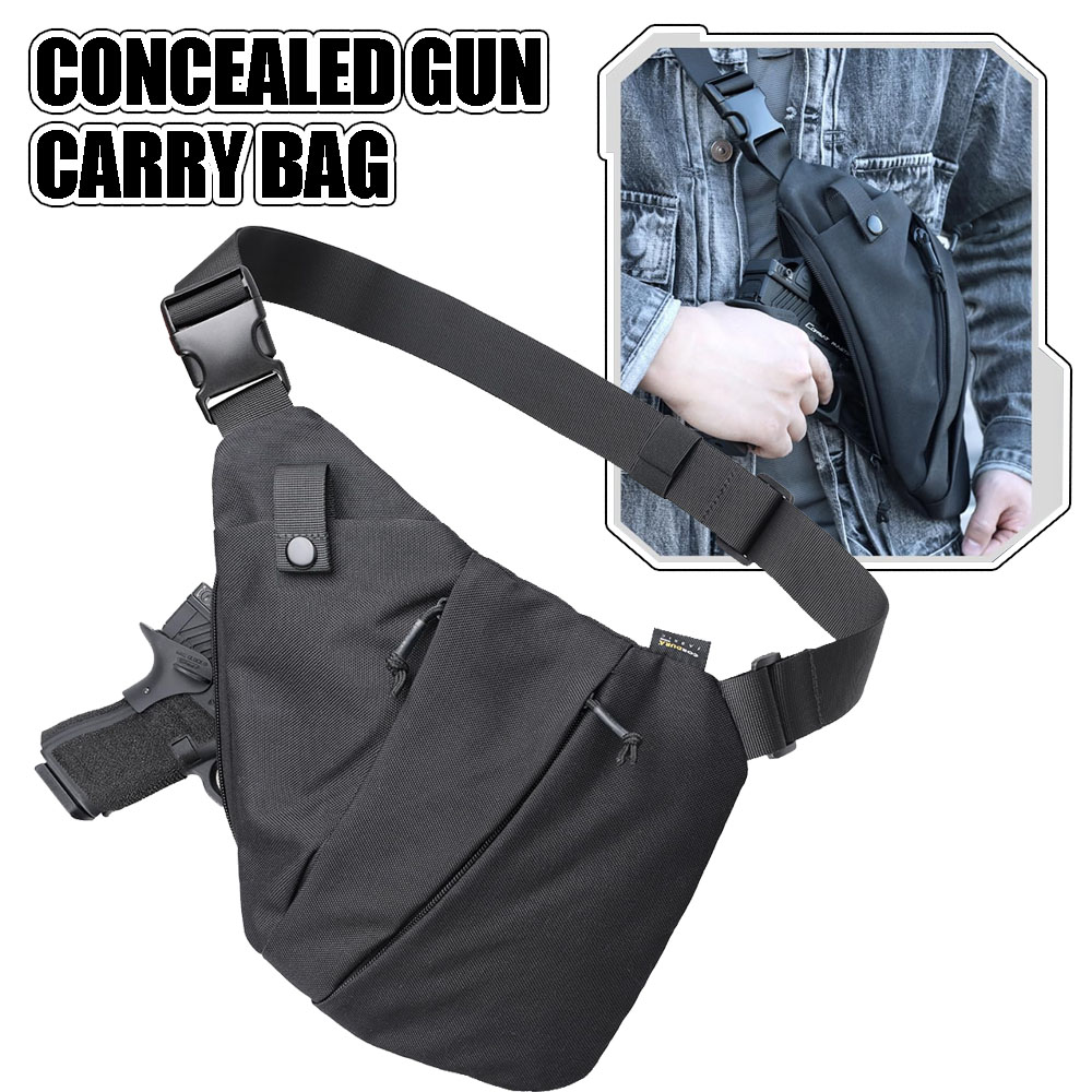 隠し戦術ピストルバッグ,メンズクロスボディバッグ,ピストルケ - Edc Carry Pistols のレビューと価格