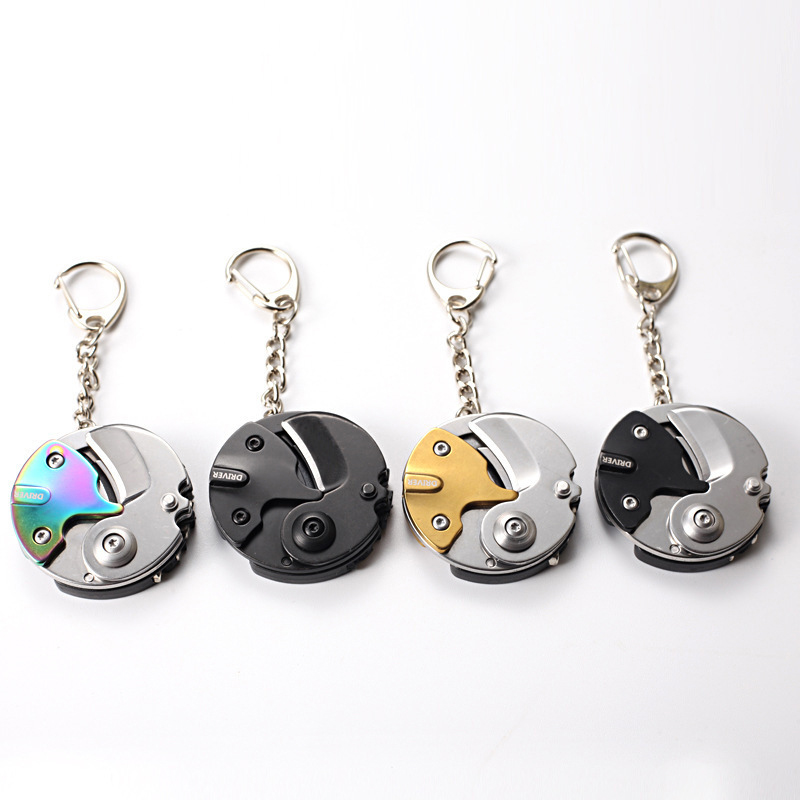 多機能コインナイフキーホルダー持ち運び屋外 EDC ガジェッ - Edc Carry Coins のレビューと価格