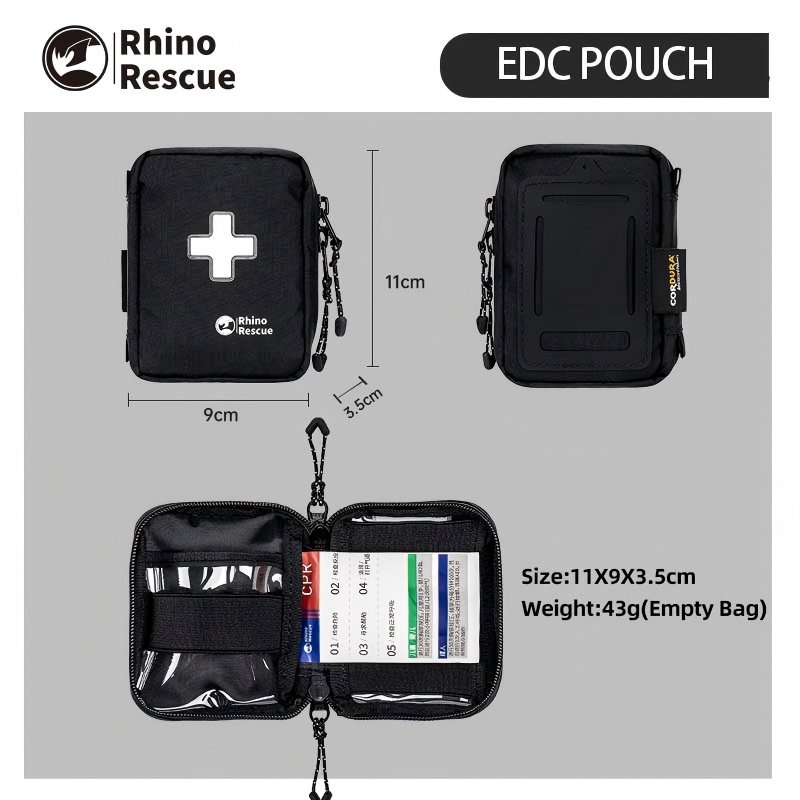 Rhino Rescue EDC ポーチ、コンパクト、MOL - Edc Everyday Carry Gear のレビューと価格
