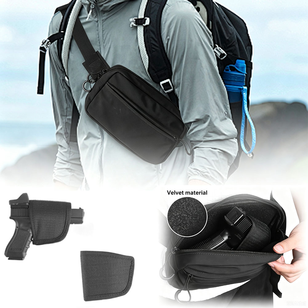 隠しキャリーウエストバッグ戦術的なファニーパックホルスターピ - Edc Concealed Carry Fanny Pack のレビューと価格
