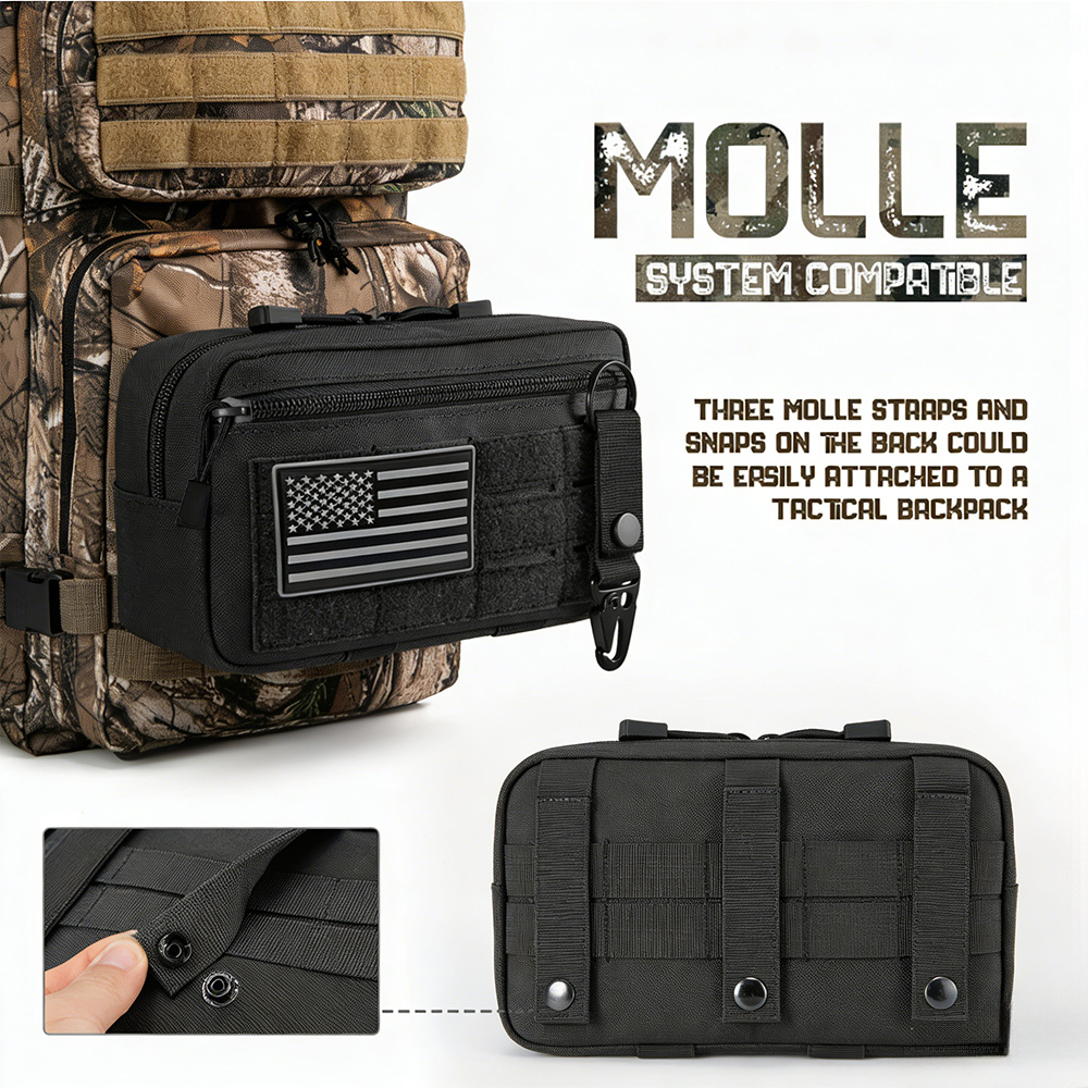 戦術的なモール EDC ポーチ屋外応急処置キットポーチコンパ - Edc Carry Box のレビューと価格