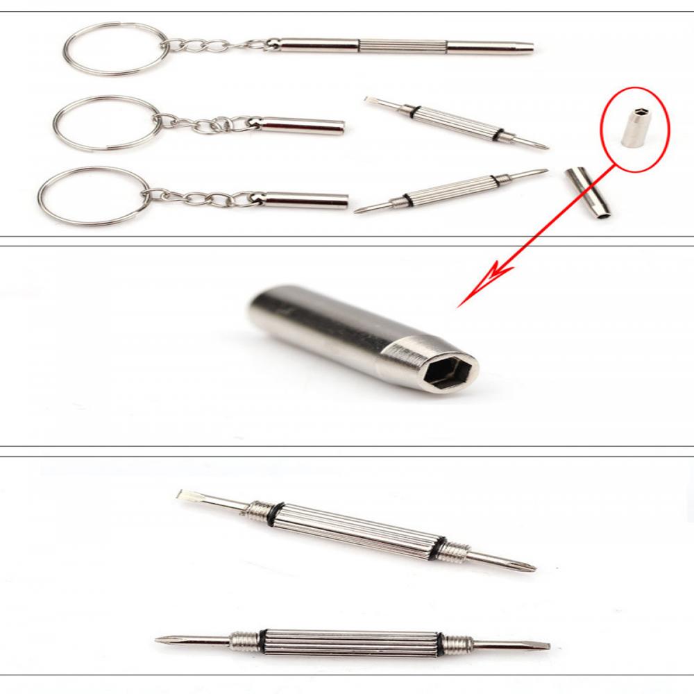 ポータブル 3 で 1 ドライバー眼鏡サングラス時計修理ドラ - Micro Screwdriver Kit のレビューと価格