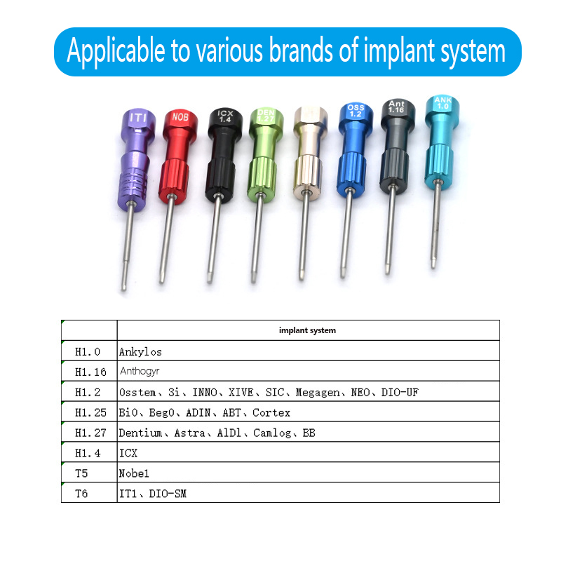 歯科インプラントドライバー歯科技工所ステンレス鋼インプラント - Micro Screwdriver Kit のレビューと価格