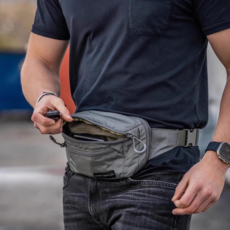 メンズベルトバッグ、調節可能なストラップ付きウエストバッグ、 - Edc Concealed Carry Fanny Pack のレビューと価格