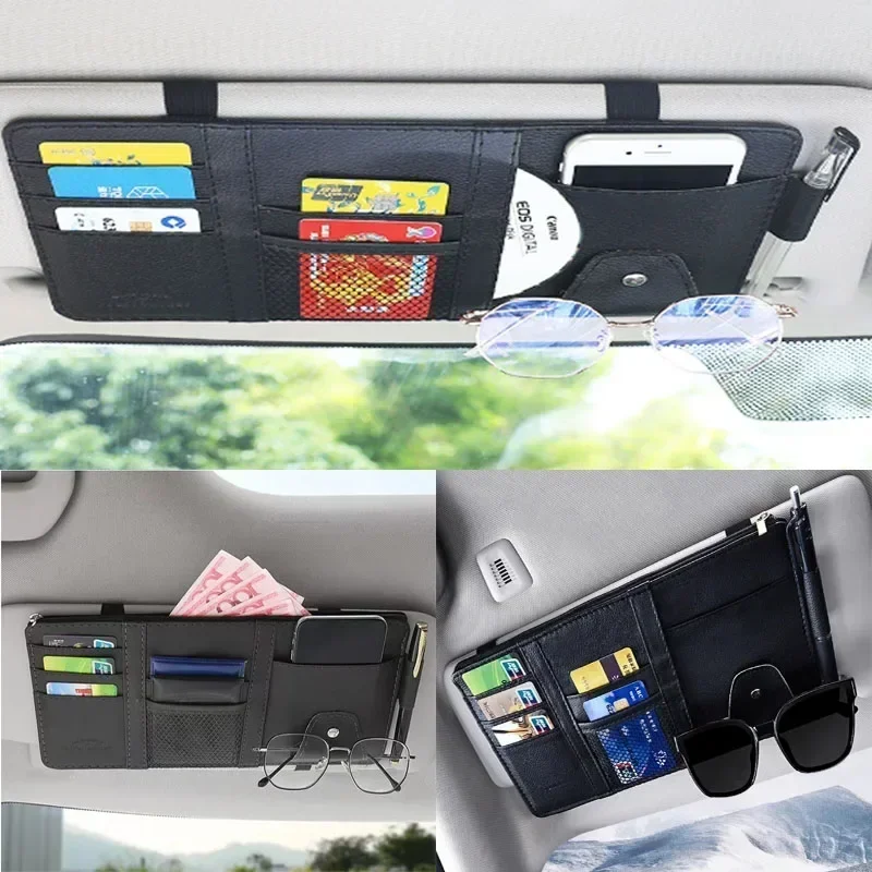 車のサンバイザーオーガナイザーマルチポケットジッパーオートト - Edc Carry Pen のレビューと価格
