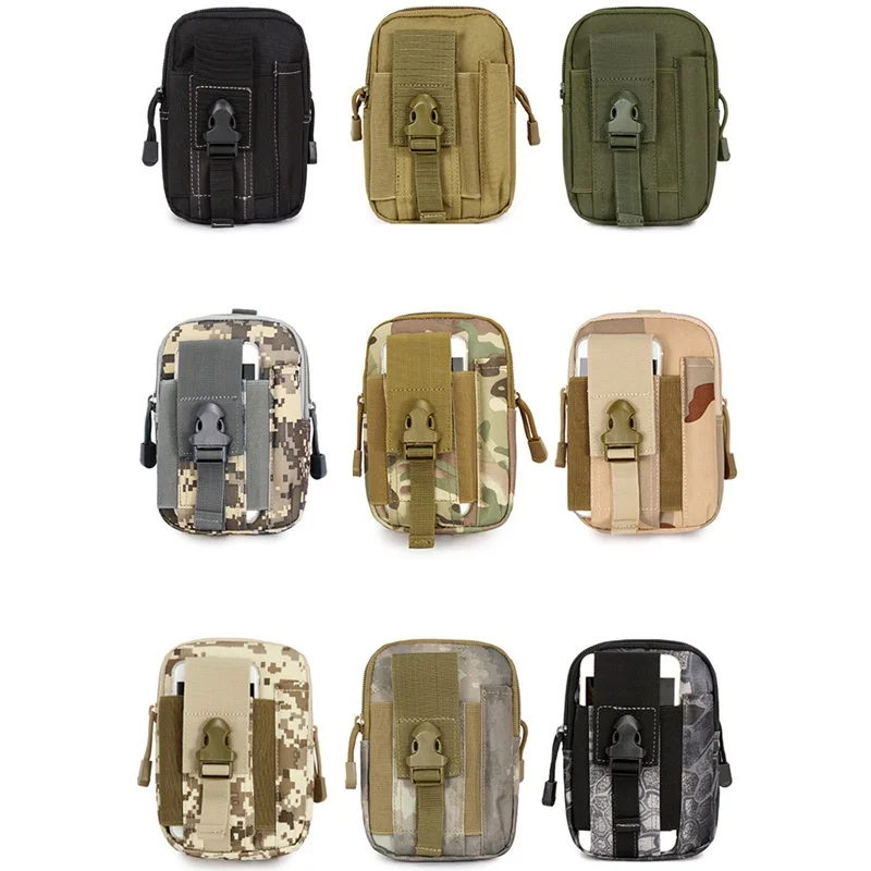 小さなモールポーチウエストパックバッグ電話ホルダーアウトドア - Edc Carry Box のレビューと価格