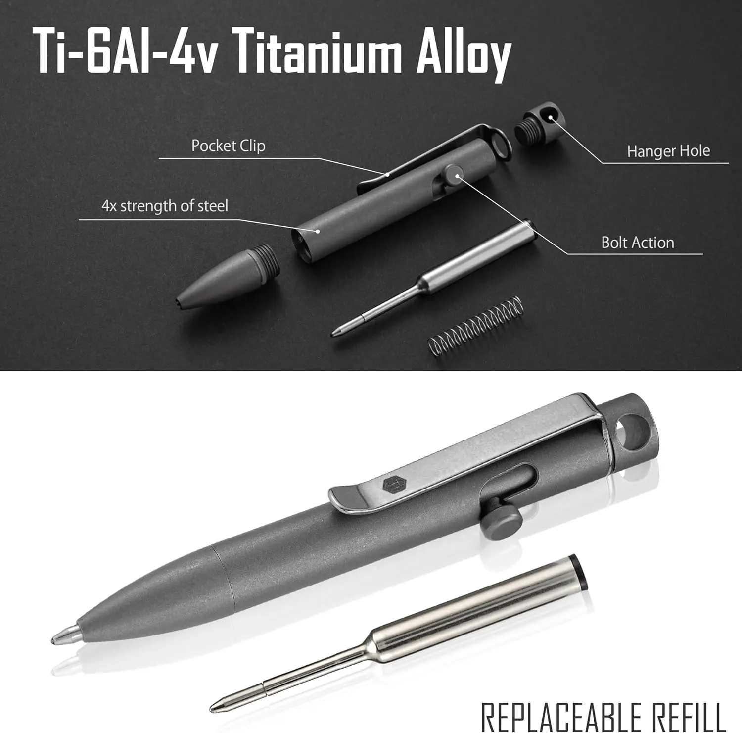 KeyUnity KP05SW ボルトアクションEDCペン  - Edc Carry Pen のレビューと価格