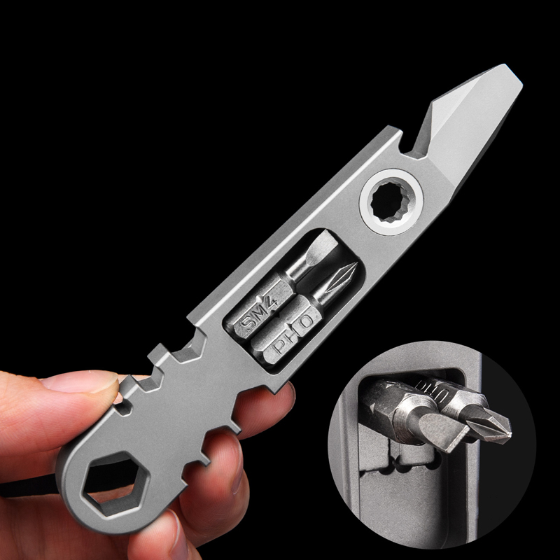 屋外用ポータブルEDC多機能チタン合金プライバー、クイックラ - Titanium Pry Bar のレビューと価格