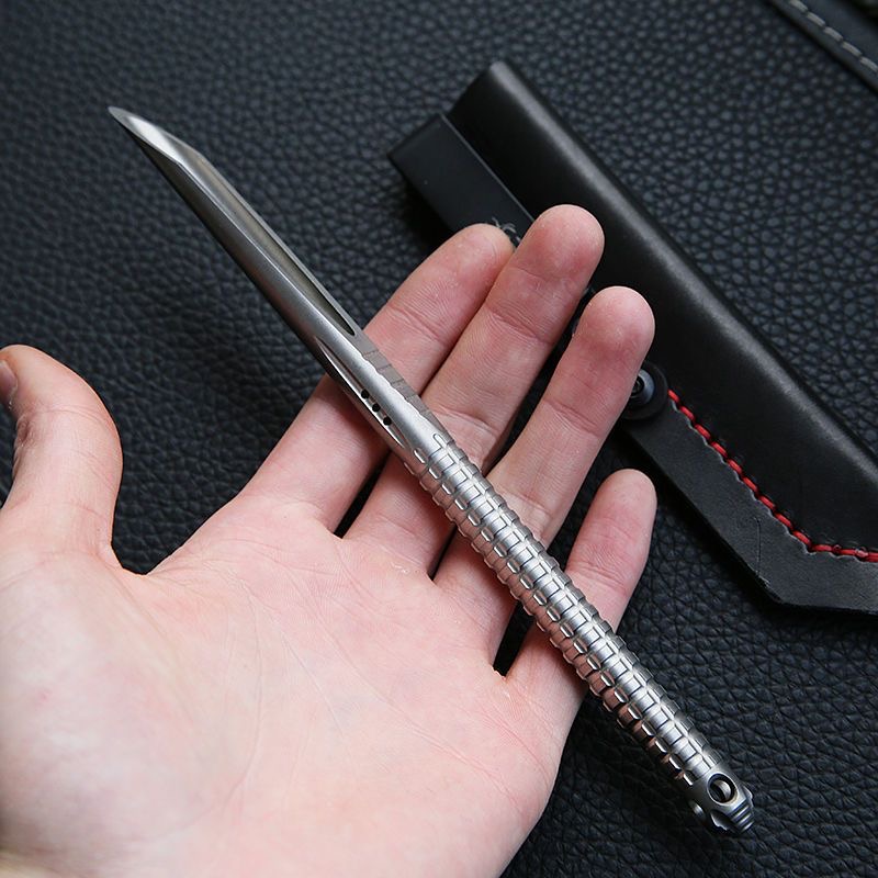 大型ストローtc4チタン合金クラバー、多機能ティーナイフ、k - Titanium Pry Bar のレビューと価格