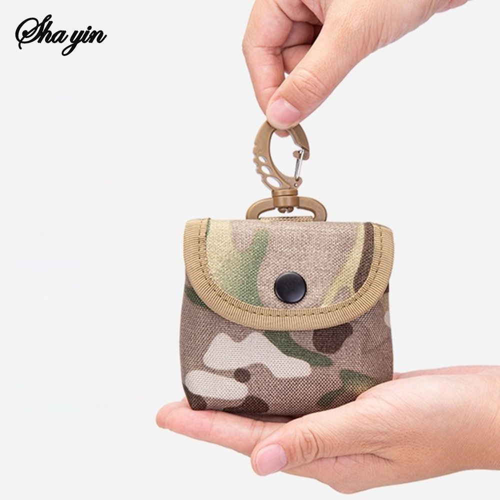 防水キャンプミニオックスフォード生地キーホルダーバッグ、屋外 - Edc Carry Coins のレビューと価格