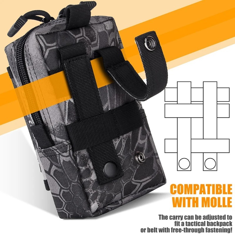 戦術的なMOLLE EDCユーティリティウエストバッグ＆携帯 - Edc Carry Box のレビューと価格