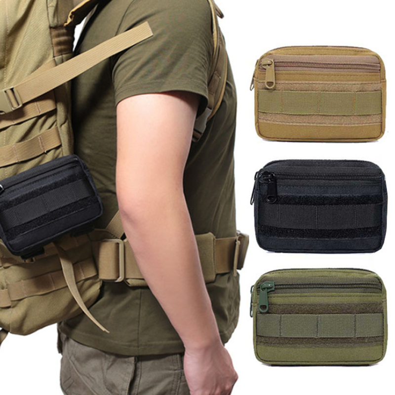 二重層 EDC パック男性戦術モールウエストベルトオックスフ - Edc Carry Box のレビューと価格