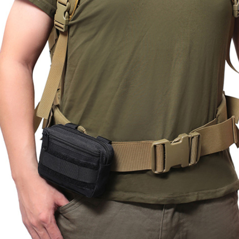二重層 EDC パック男性戦術モールウエストベルトオックスフ - Edc Carry Box のレビューと価格