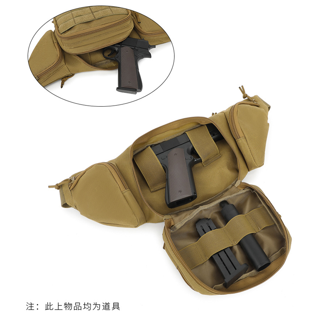 戦術的なファニーパックバッグ、隠しキャリーEDC防水ウエスト - Edc Concealed Carry Fanny Pack のレビューと価格