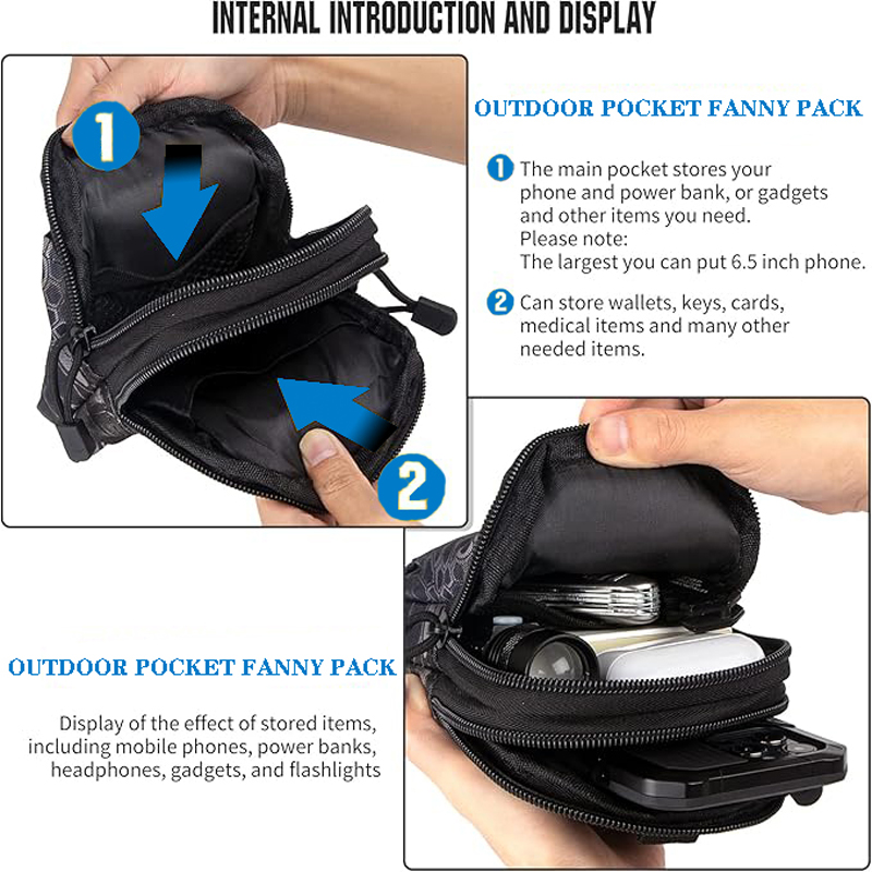 ユニバーサル EDC 戦術モールポーチウエストバッグ携帯電話 - Edc Carry Box のレビューと価格