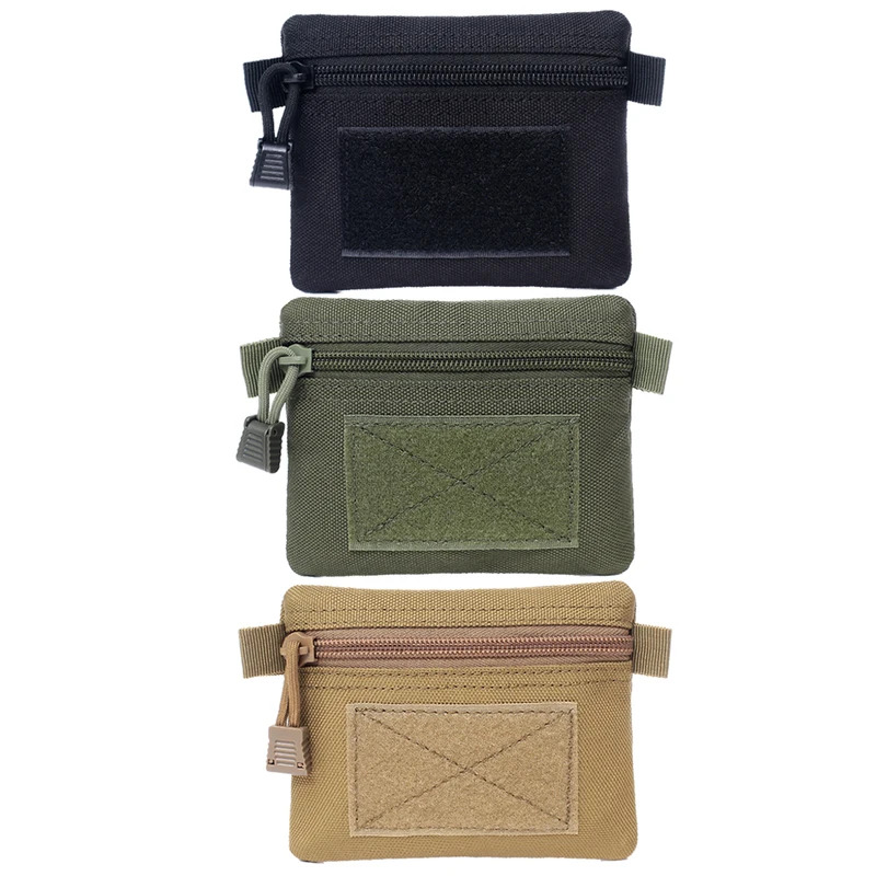 ポータブル防水小銭入れモール EDC 財布耐摩耗性ジッパーウ - Edc Carry Coins のレビューと価格