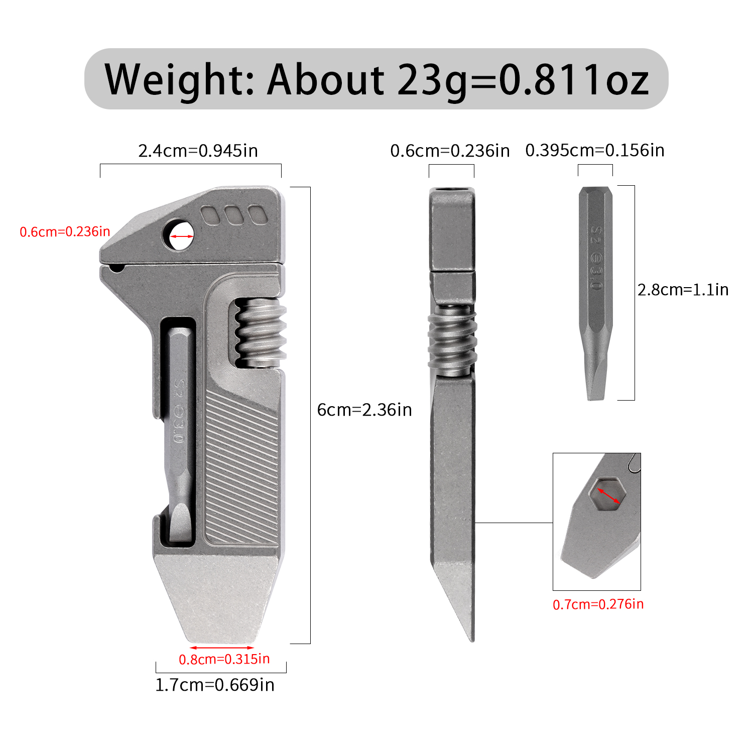 チタン合金製ミニEDC多機能ポケットツール携帯用アウトドアサ - Edc Everyday Carry Gear のレビューと価格