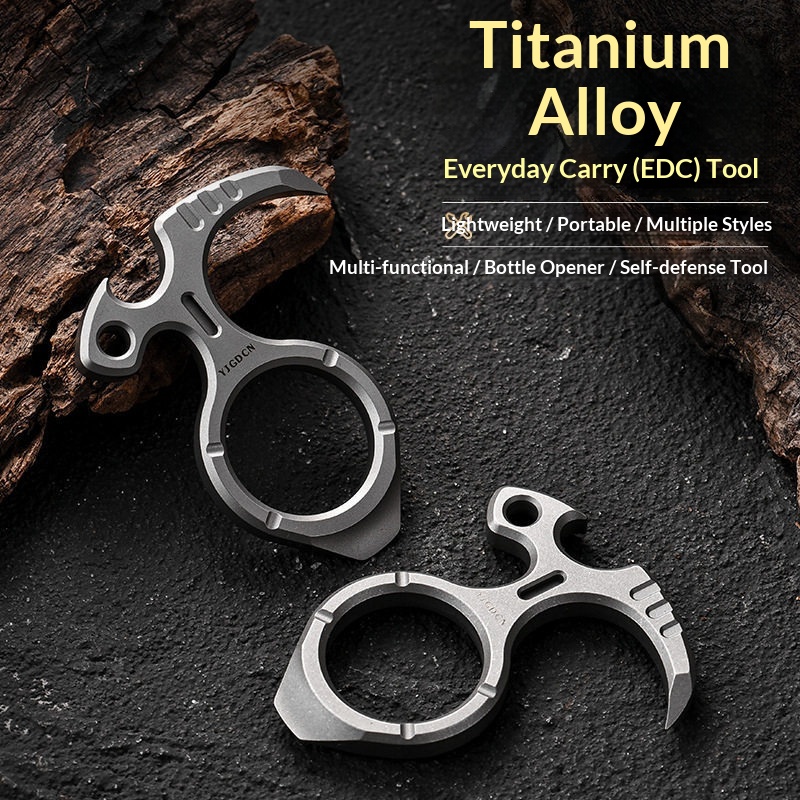 Yjgdcn Edc026 チタン合金多機能キーホルダー プ - Titanium Pry Bar のレビューと価格