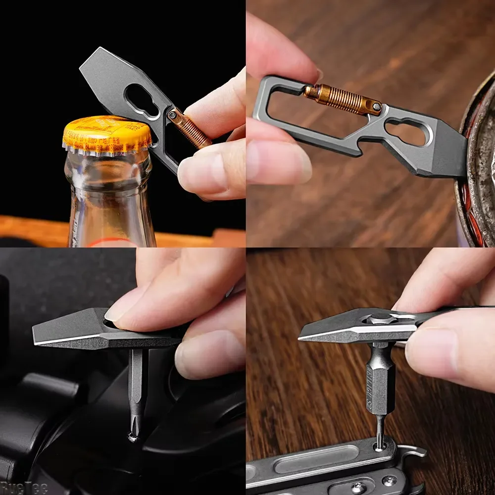多機能キーホルダープライバー,チタン合金,ポータブルEDC, - Titanium Pry Bar のレビューと価格