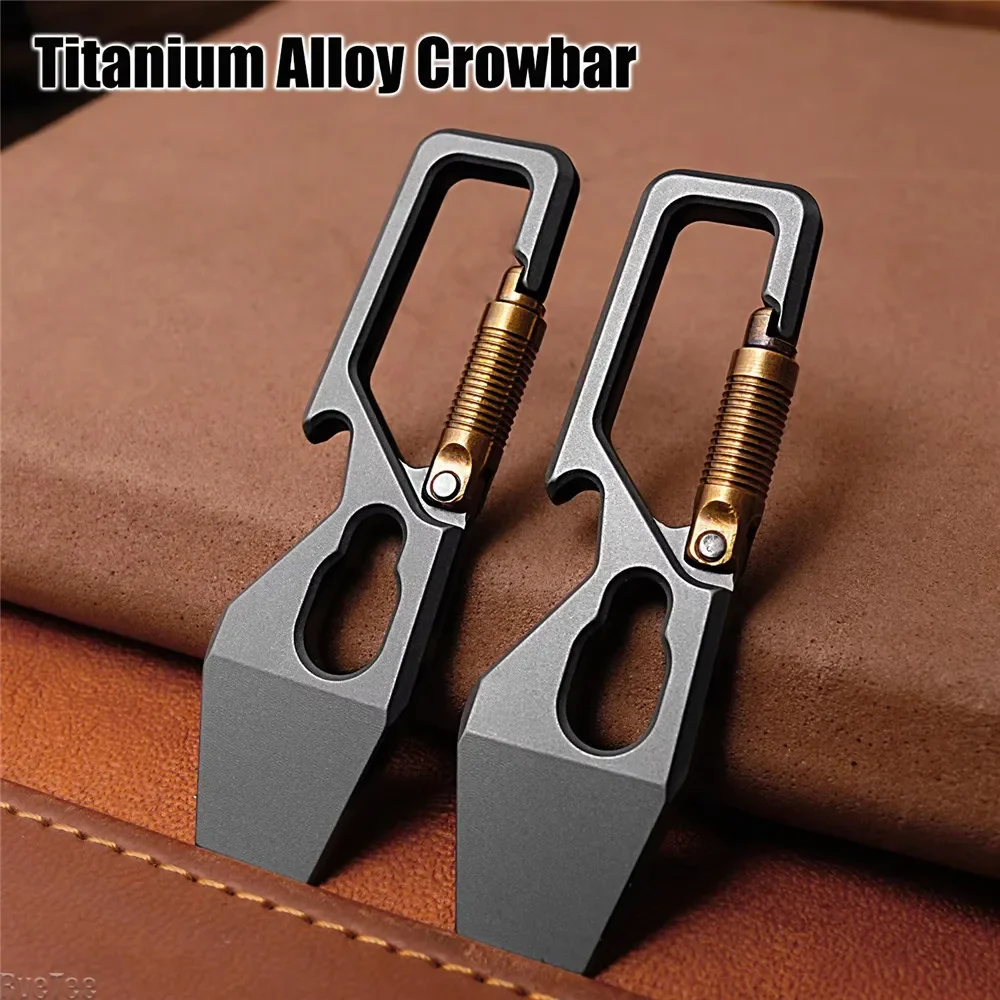 多機能キーホルダープライバー,チタン合金,ポータブルEDC, - Titanium Pry Bar のレビューと価格