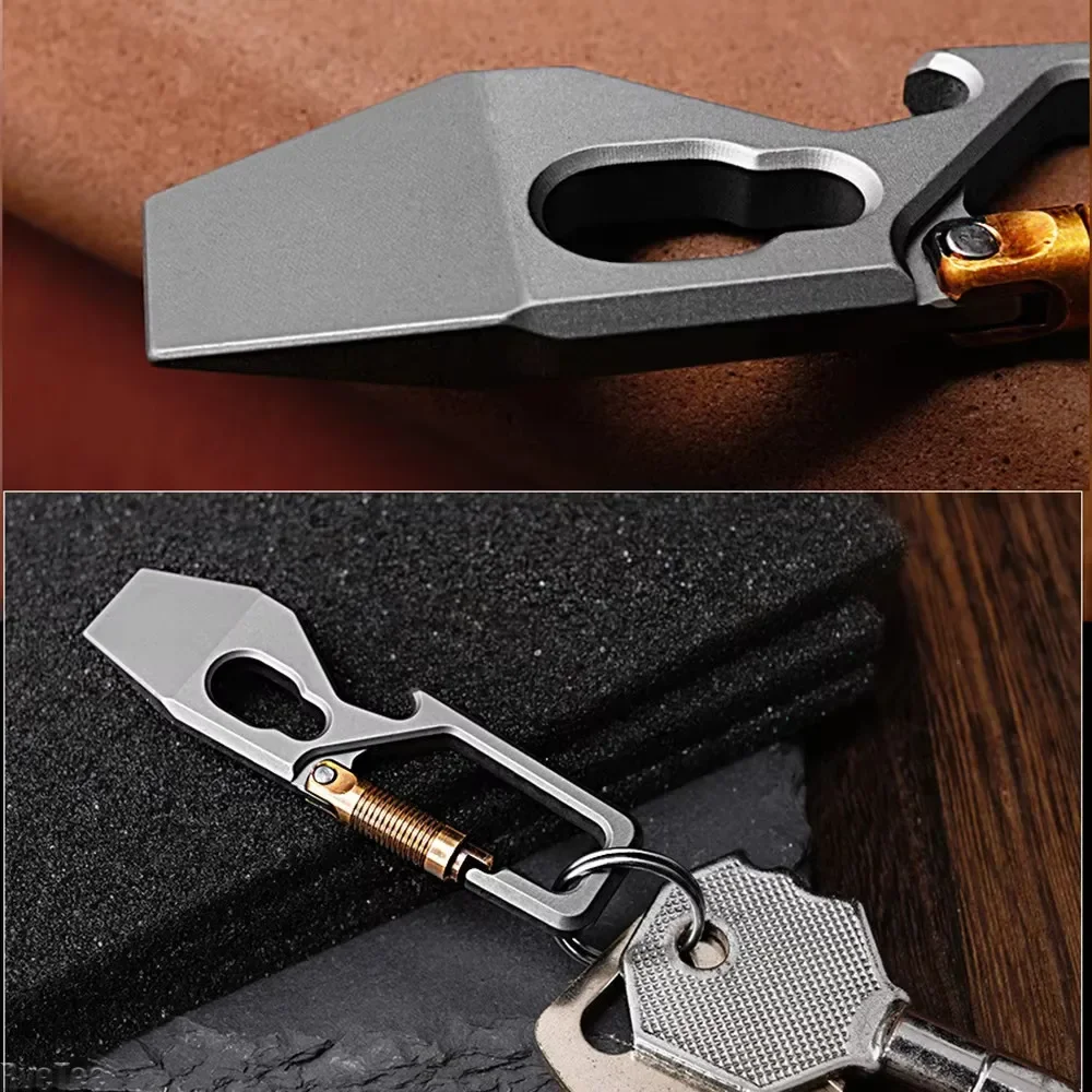 多機能キーホルダープライバー,チタン合金,ポータブルEDC, - Titanium Pry Bar のレビューと価格