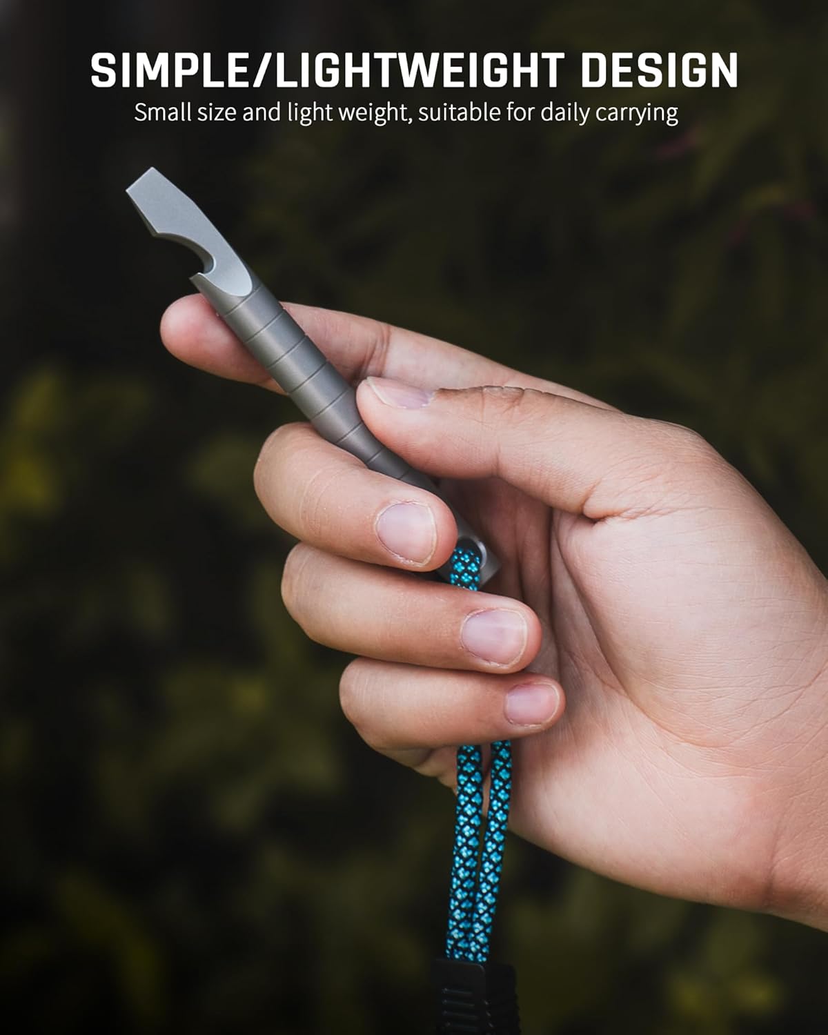 ティスール-チタンEDCPYバーキーホルダー、ビールボトルオ - Titanium Pry Bar のレビューと価格